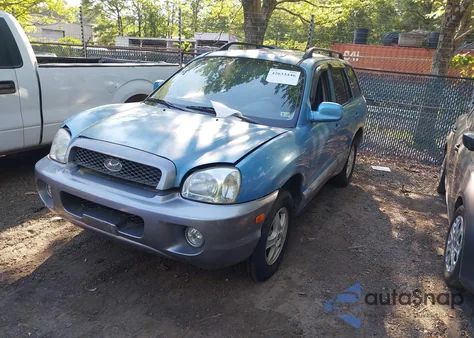 2004 Hyundai Santa Fe Gls/Lx z USA, uszkodzony, nr VIN KM8SC73E94U724666